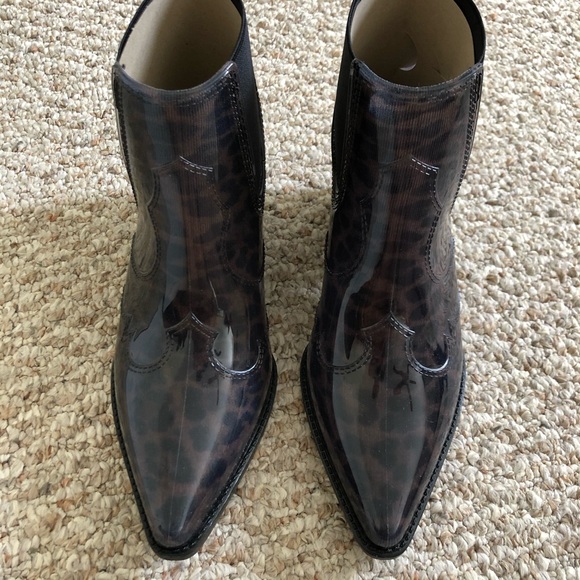 NEW Sam Edelman Winona Western Waterproof Rain Booties - Picture 3 of 16